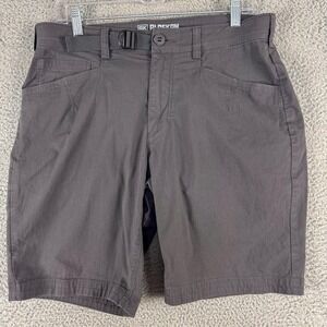 AKHG‎ Alaskan Hardgear Free Rein Shorts Mens 32 Gray Stretch Hiking Utility Fish